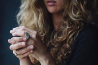 Image 4 of Small Lanperna ring with black spinels