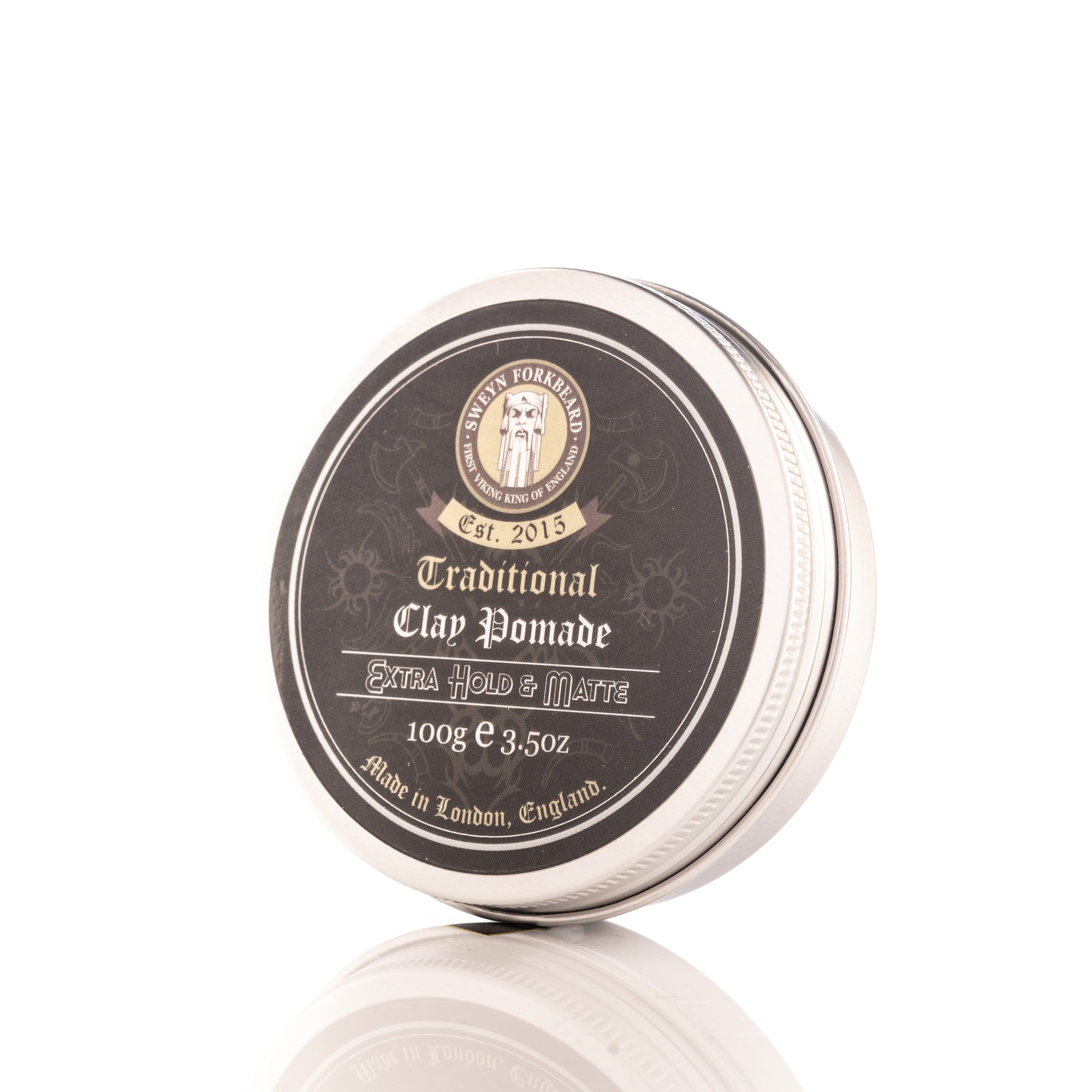 Sweyn Forkbeard — Traditional Clay Pomade - Hair Pomade 100% Organic Sweyn Forkbeard — Traditional Clay Pomade - Hair Pomade 100% Organic