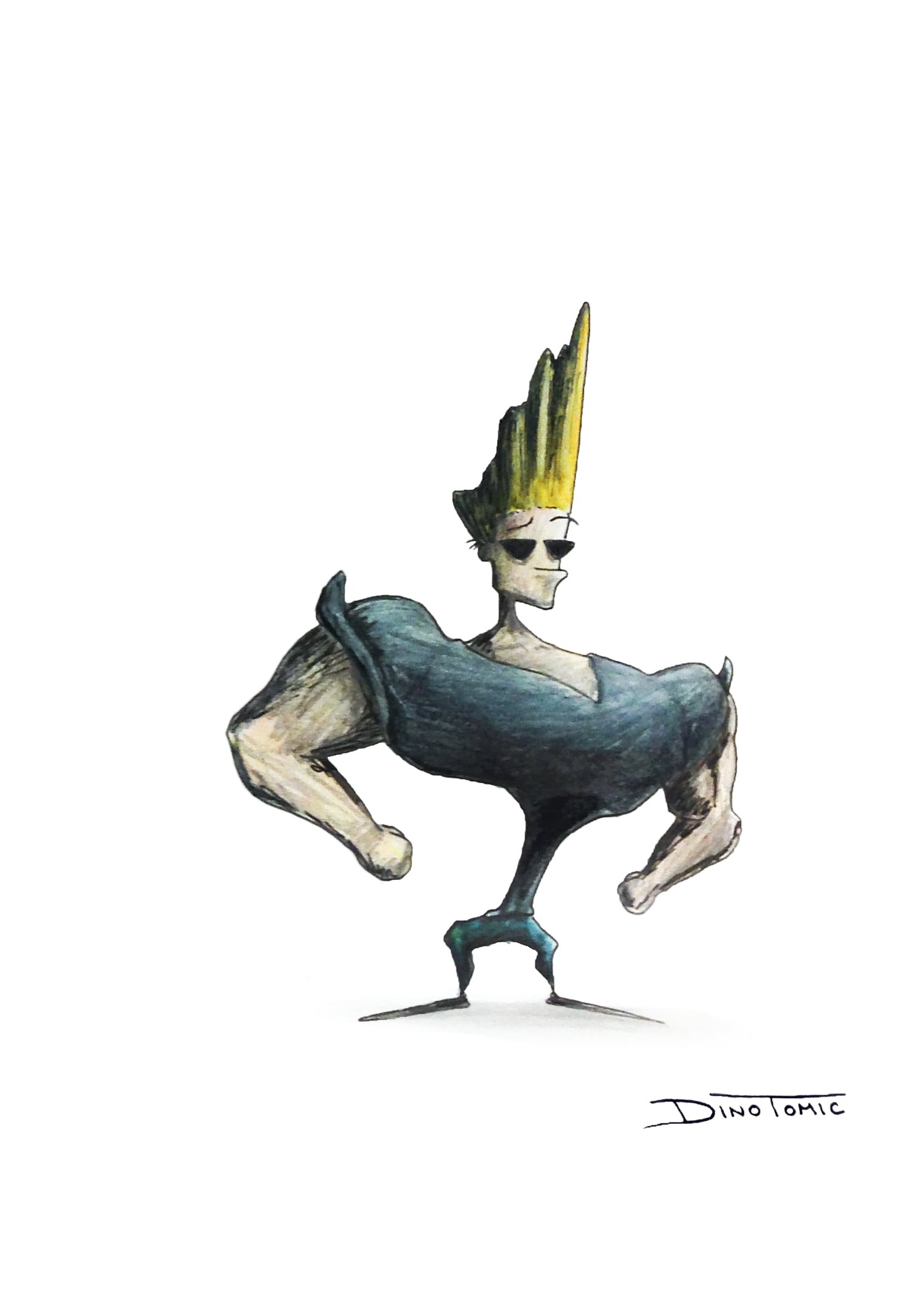 Image of #10 Johnny Bravo Creepyfied
