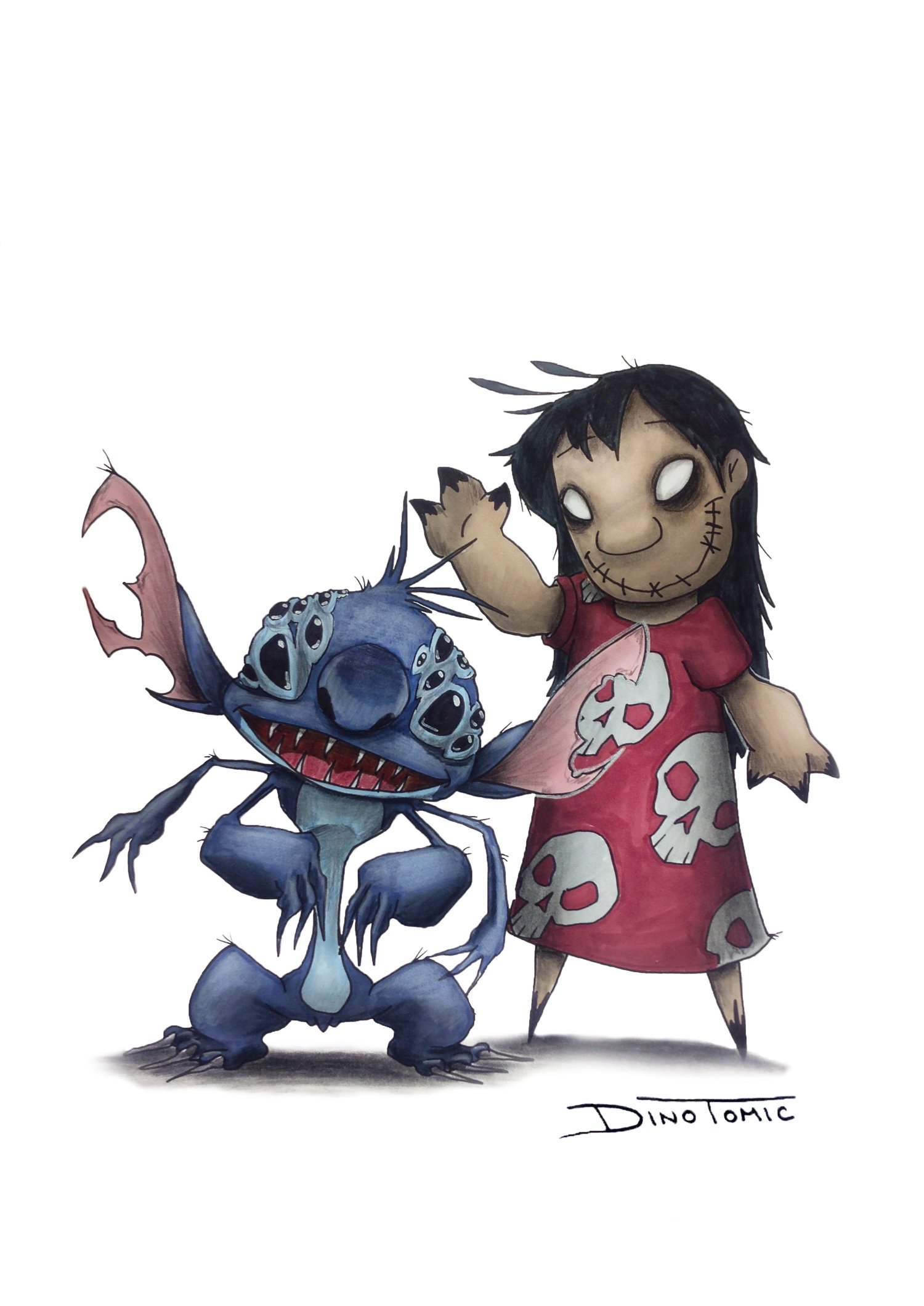 Image of #14 Lilo & Stitch Creepyfied