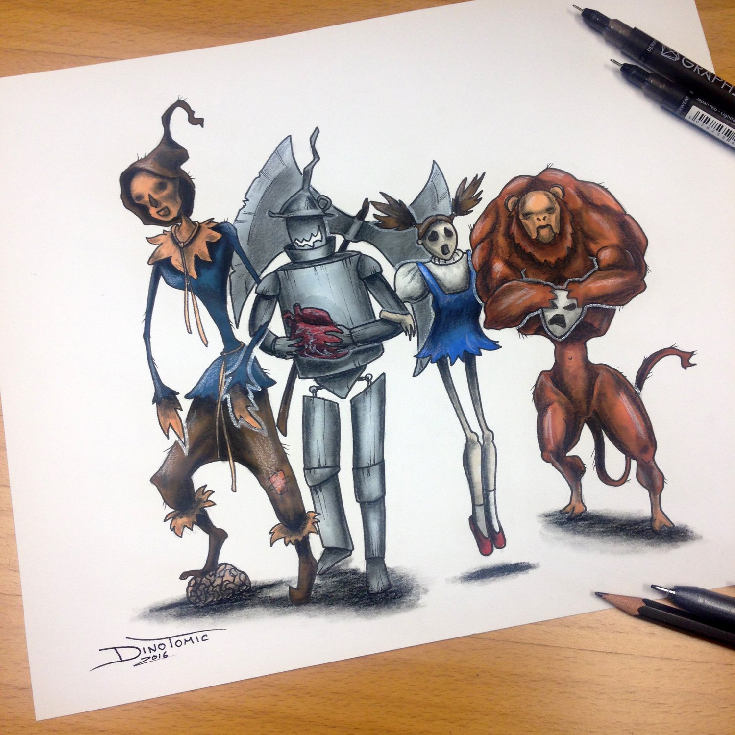 Image of #16 Wizard of Oz Creepyfied