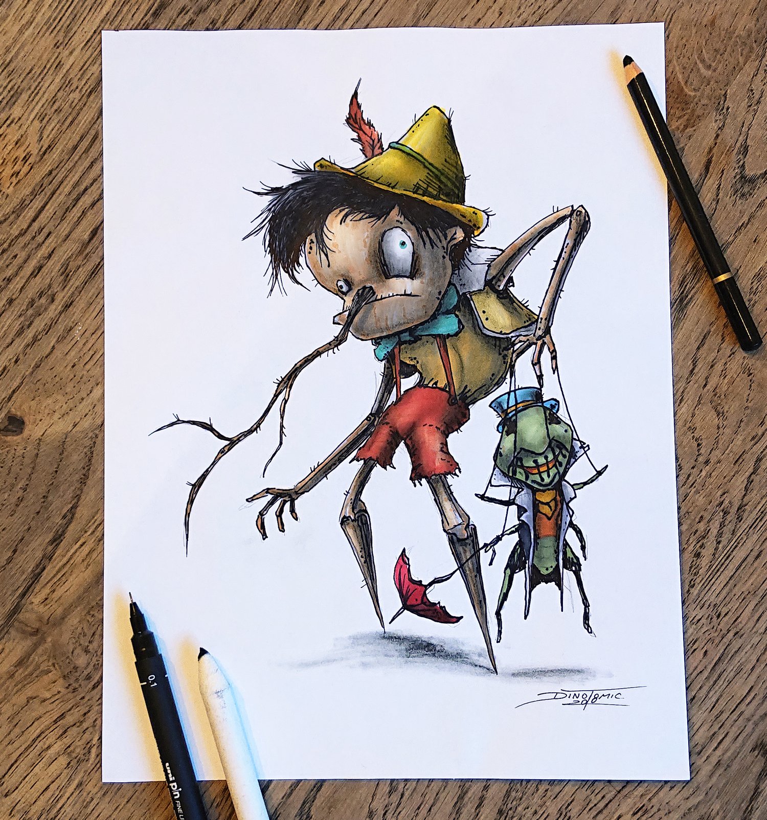 Image of #18 Pinocchio Creepyfied