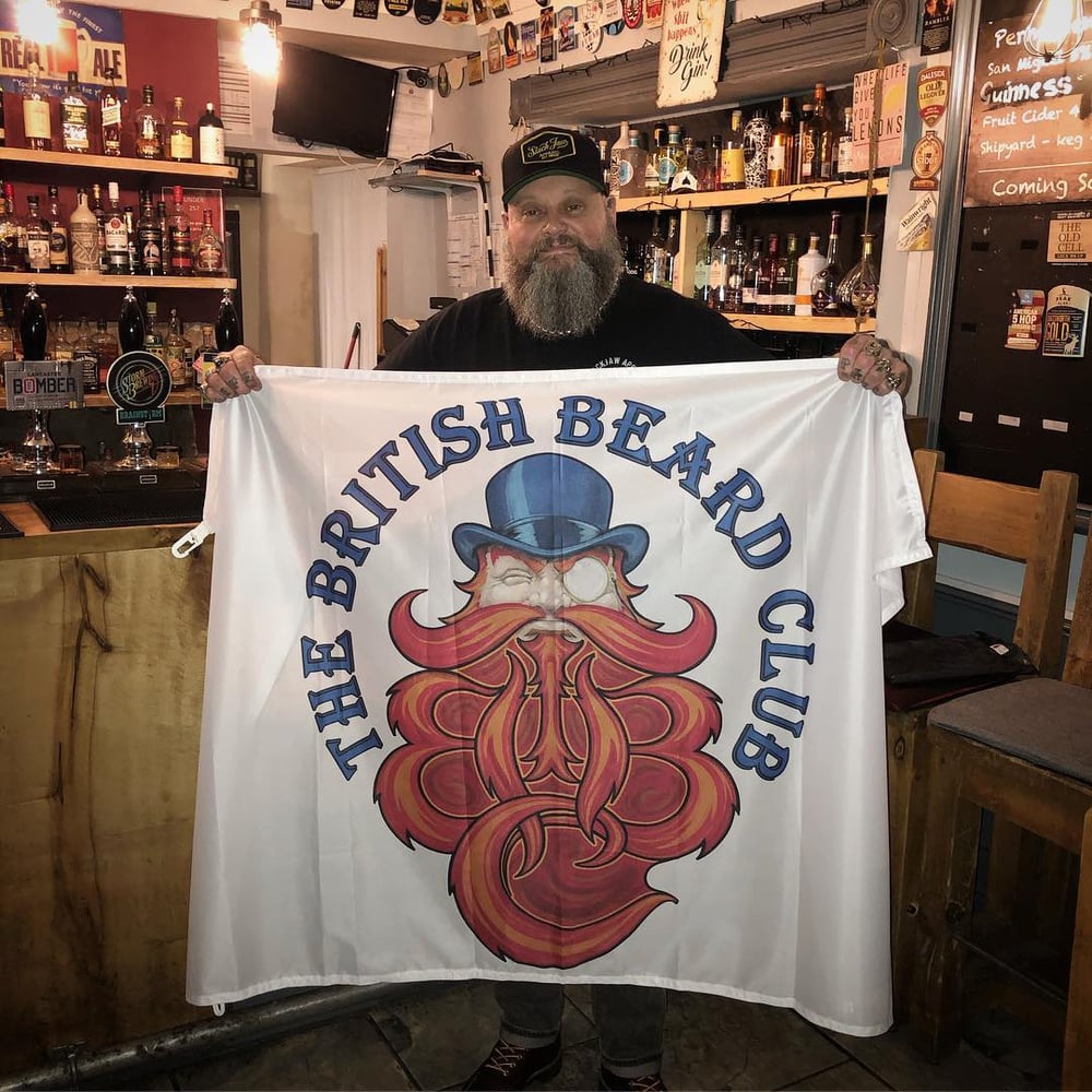 The British Beard Club Flag / The British Beard Club