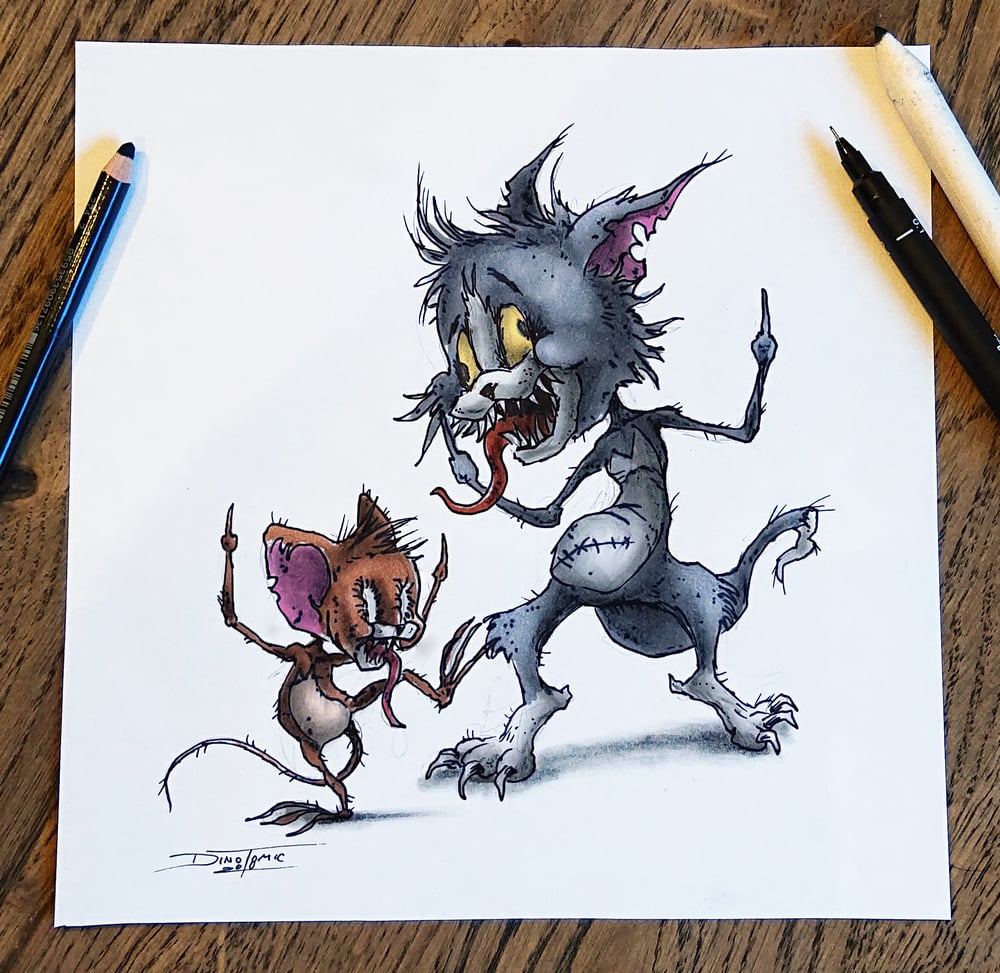Image of #29 Tom and Jerry Creepyfied
