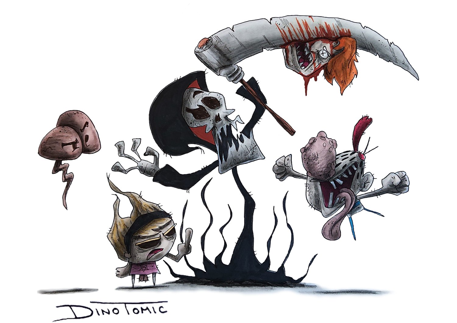 Image of #32 The Grim Adventures of Billy & Mandy Creepyfied