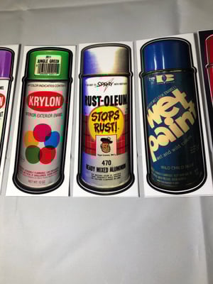 Vintage Paint Stickers