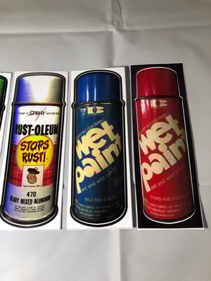 Vintage Paint Stickers