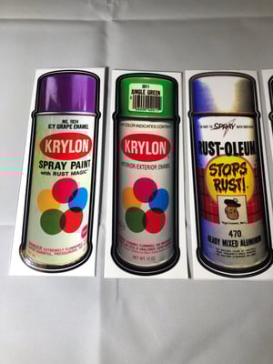 Vintage Paint Stickers