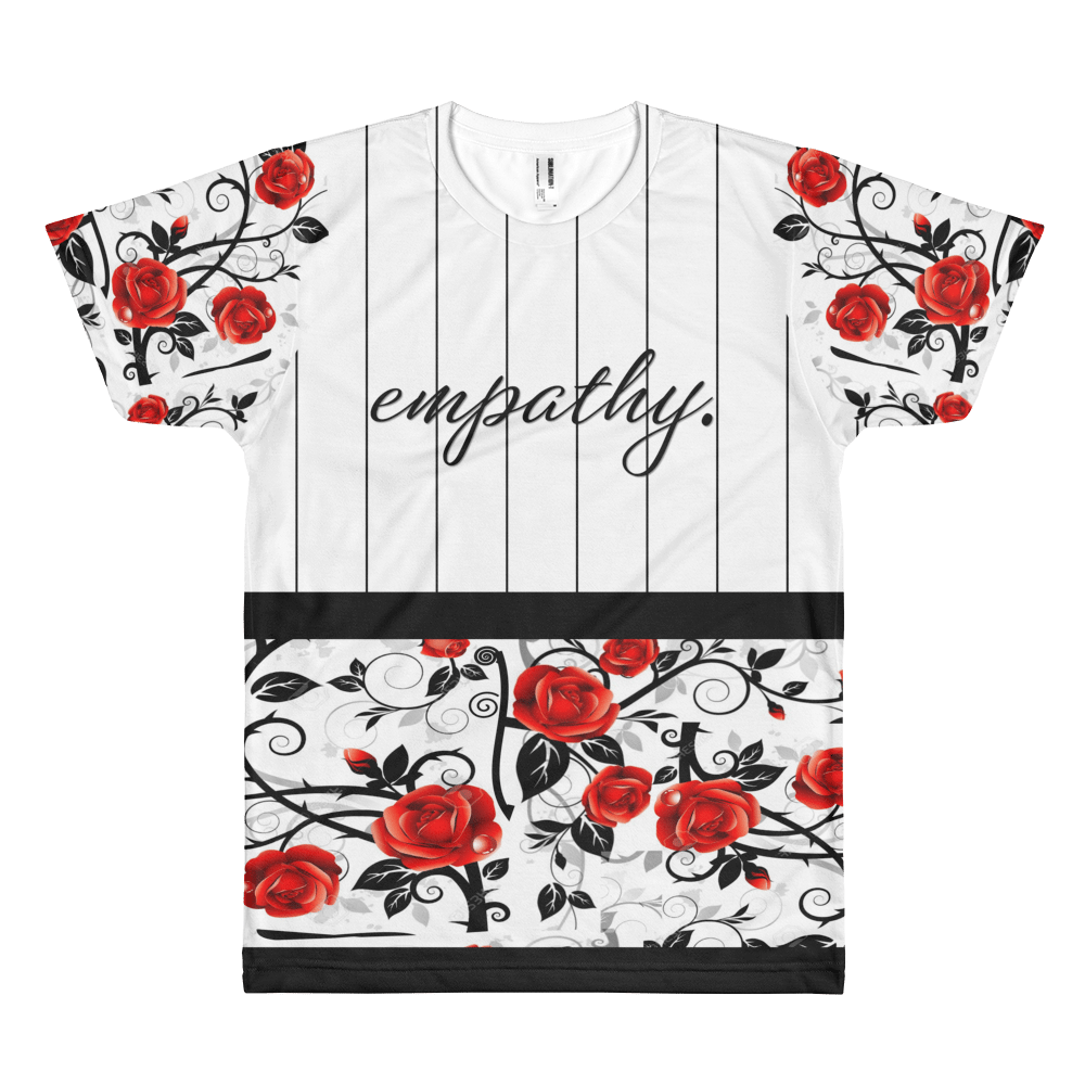 Image of Roses pinstripe tee