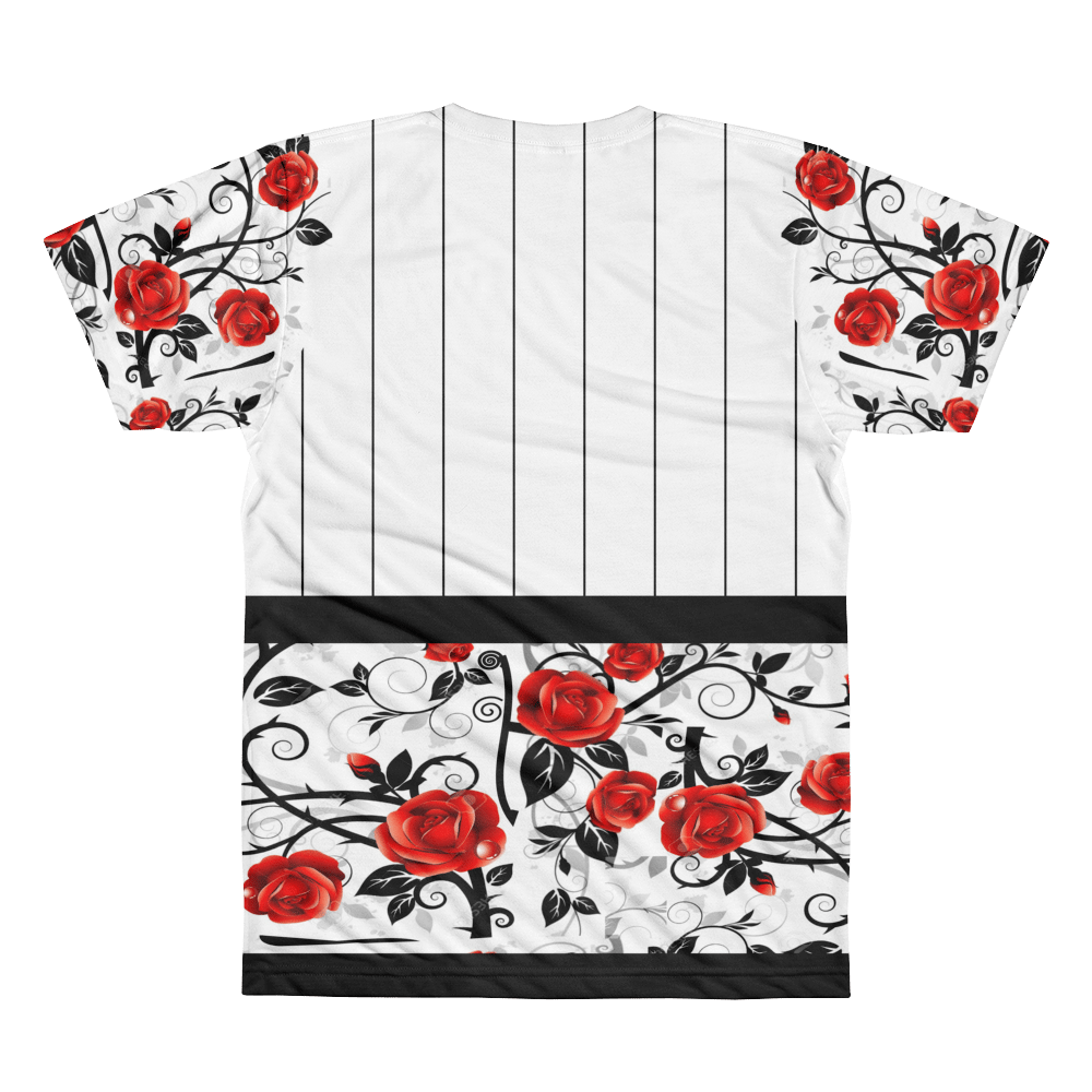 Image of Roses pinstripe tee