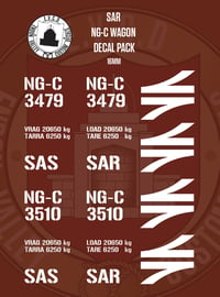 SAR NG-C Wagon Decal Pack 