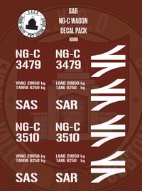 SAR NG-C Wagon Decal Pack