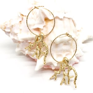 Image of RUPPIONE hoop earrings