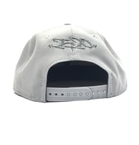 Image 5 of 2520 X NEW ERA NEW NEW YORK (3D) 9FIFTY SNAPBACK  - GRAY