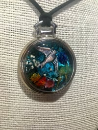 Spring Meadow Pocket Watch Pendant