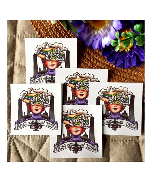 Image of Manchester Suffragette Temporary Tattoos