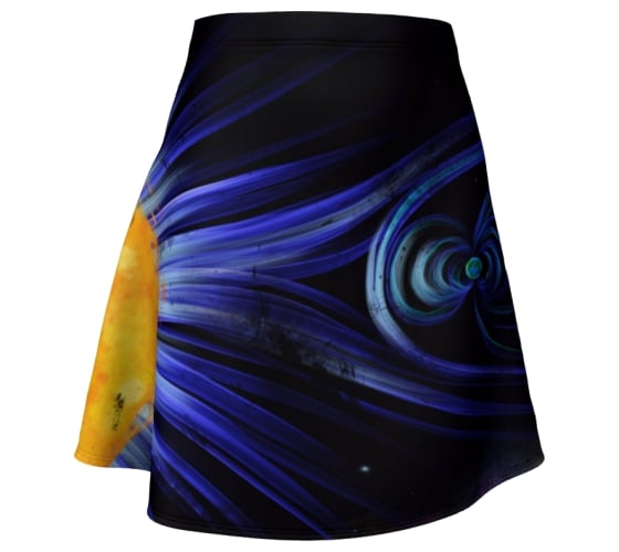 Image of Magnetic Fields Skater Skirt