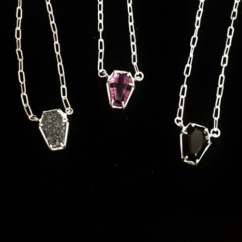Image of COFFIN GEMS NECKLACE