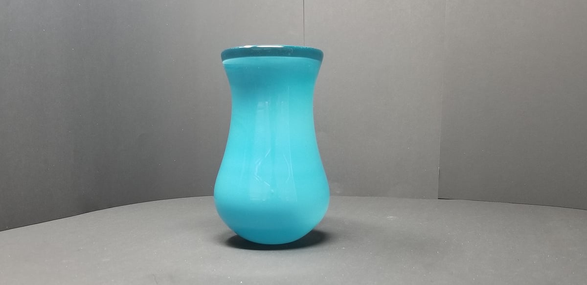 Sea blue vase