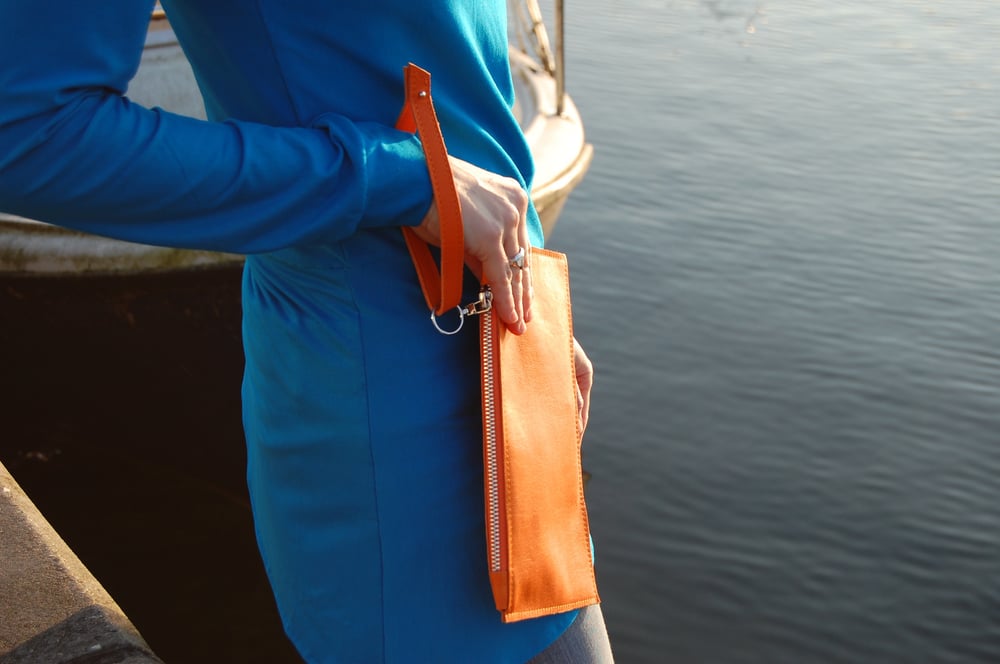 Image of KLEINgross leather clutch