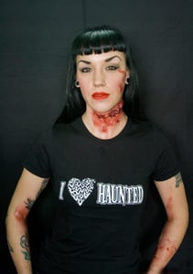 Image of I Love Haunted! Womens Tee