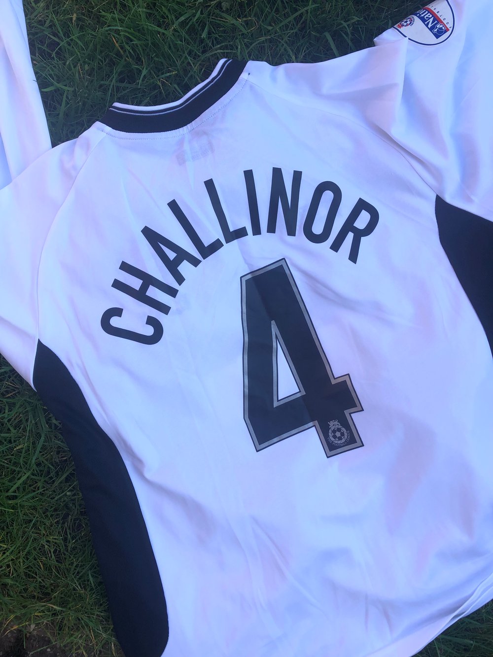 Match worn 2002/03 Dave Challinor away shirt