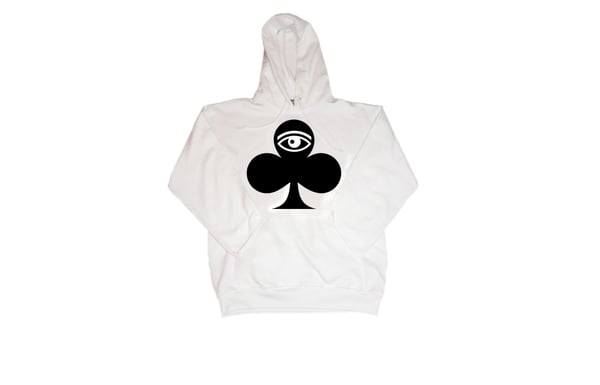 Image of Sov Logo White Hoodie 