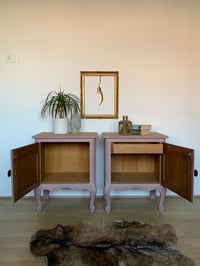 Image 3 of A pair of beautiful French beautiful bedside tables 