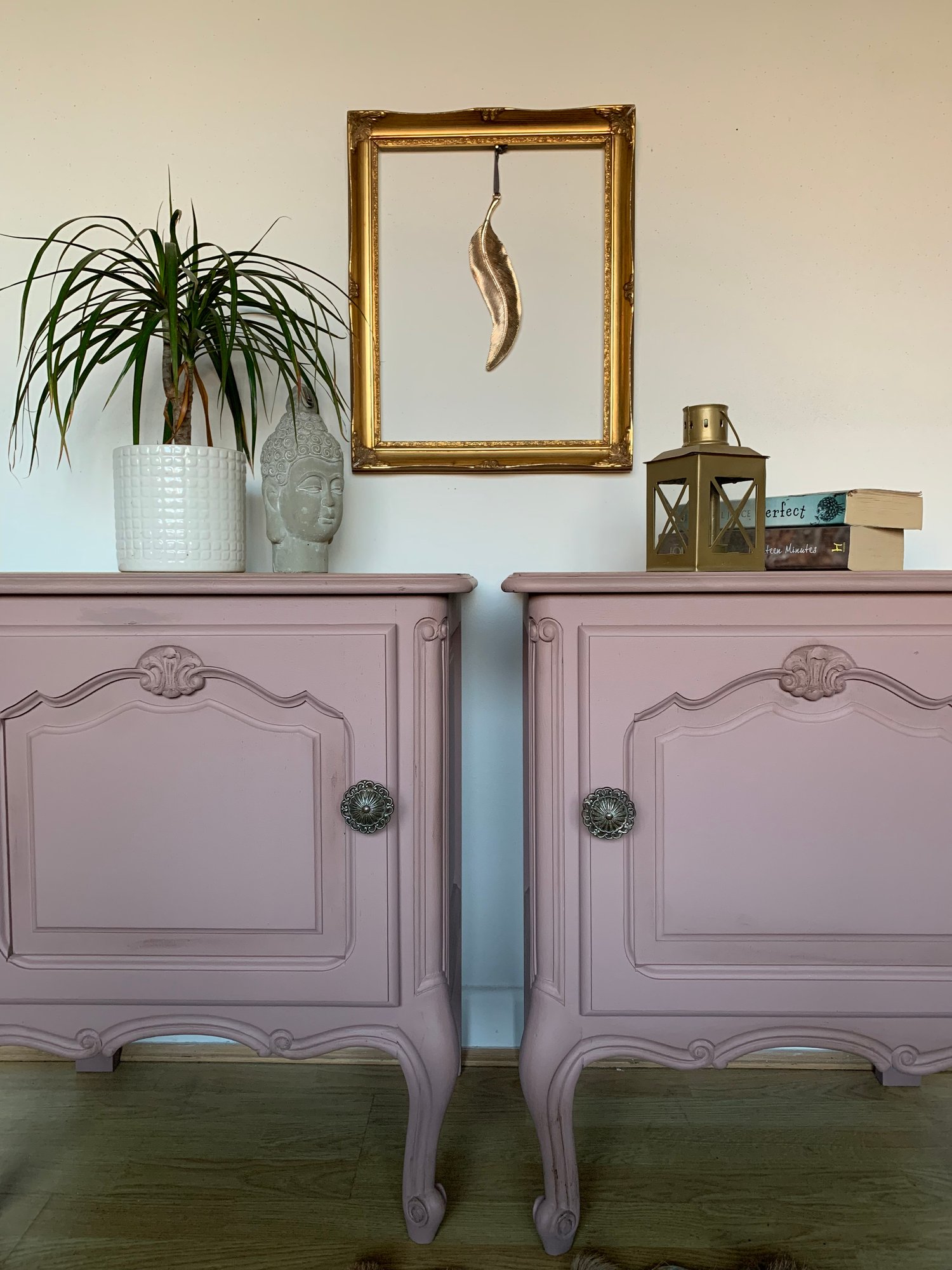 Image of A pair of beautiful French beautiful bedside tables