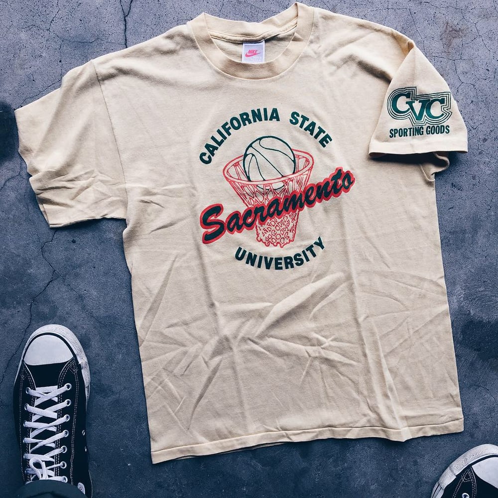 Image of Original Late 80’s Promotional Sacramento University Tee.