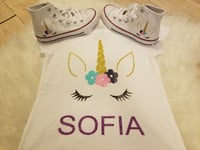Unicorn converse or Tshirt