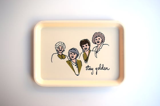 Image of golden girls tray