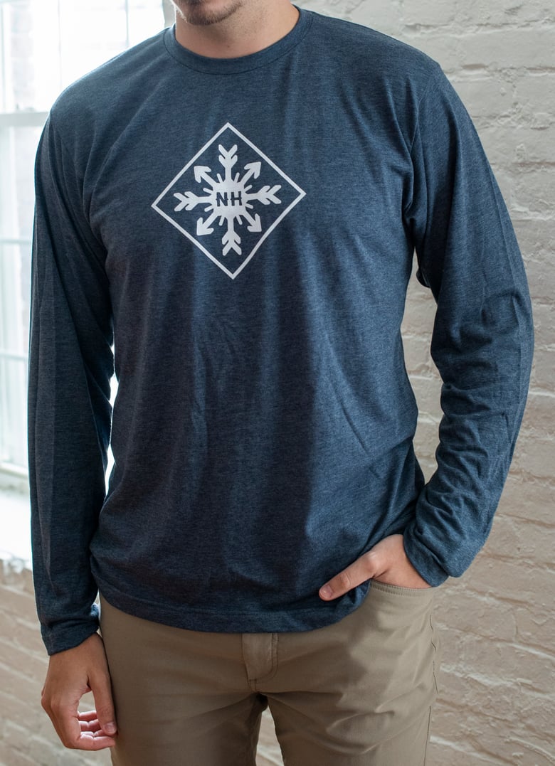 Image of Unisex Diamond Snowflake - Long sleeve