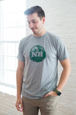 Image of Unisex Tree Stump NH Logo - Short Sleeve