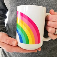 Image 3 of Pink Rainbow Mug