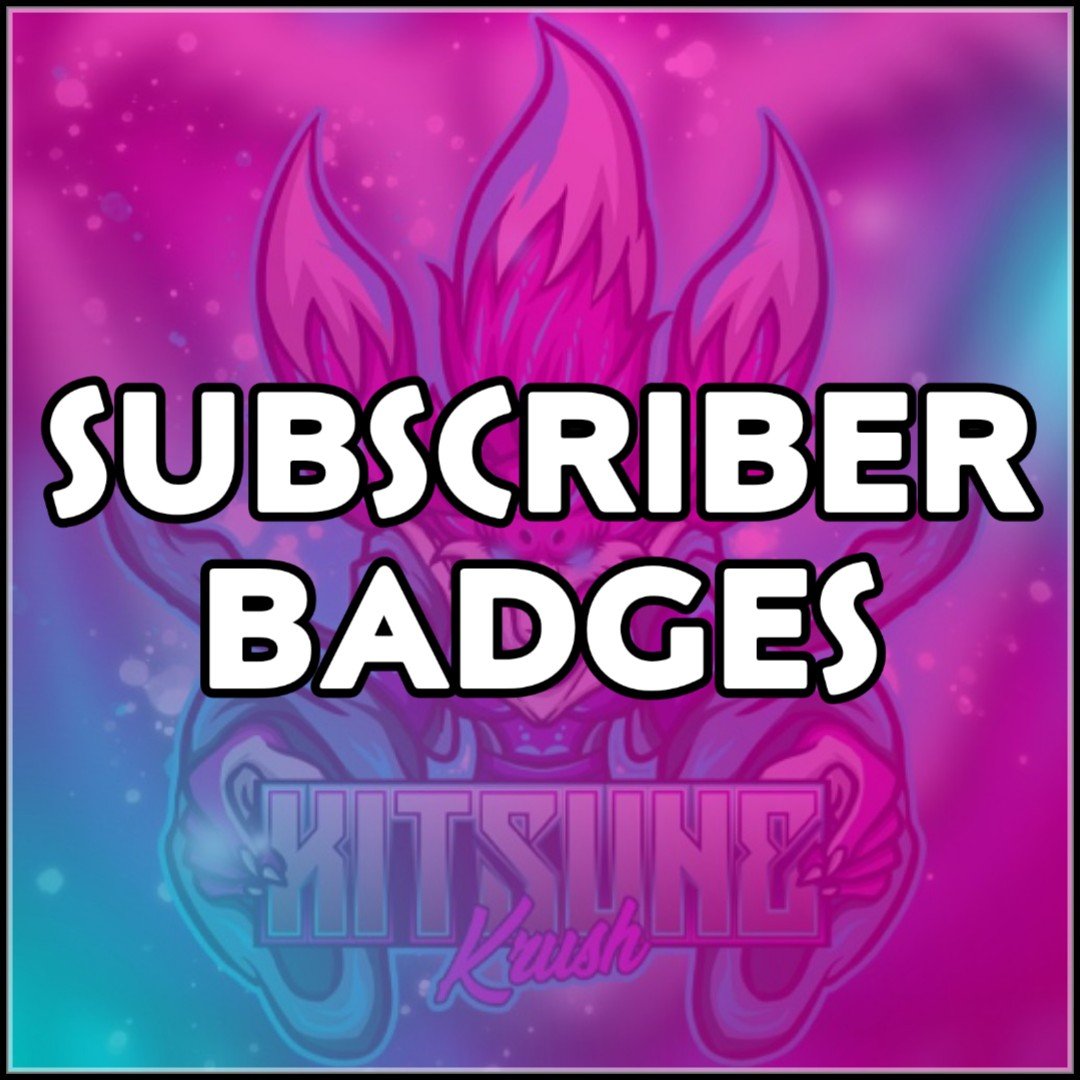 Image of Twitch Subscriber Badges