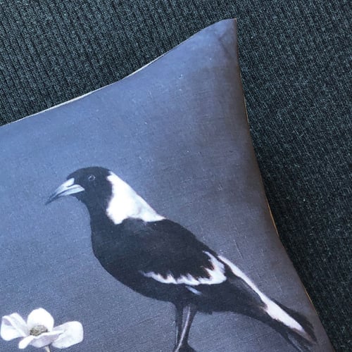 Image of Linen Dogwood Cushion