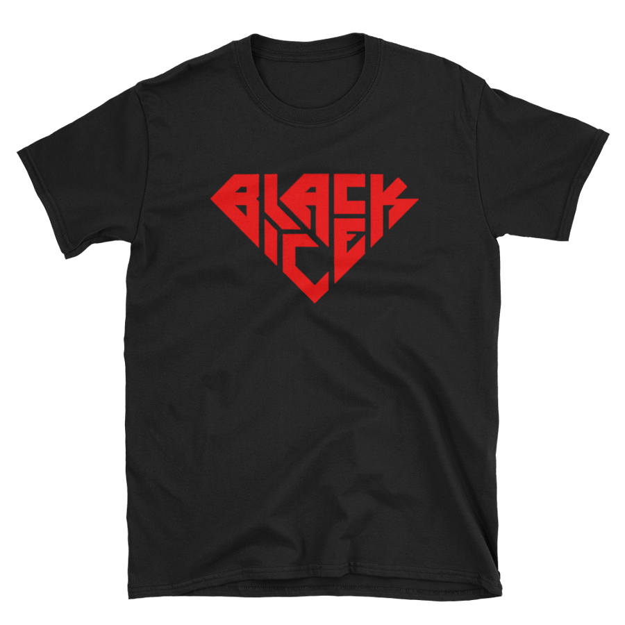 Image of Black Ice Unisex T-Shirt (Blk/Red) 