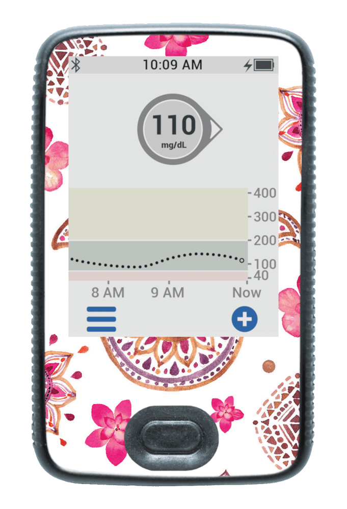 Image of Flower Power Dexcom G6 Receiver Screen Protector