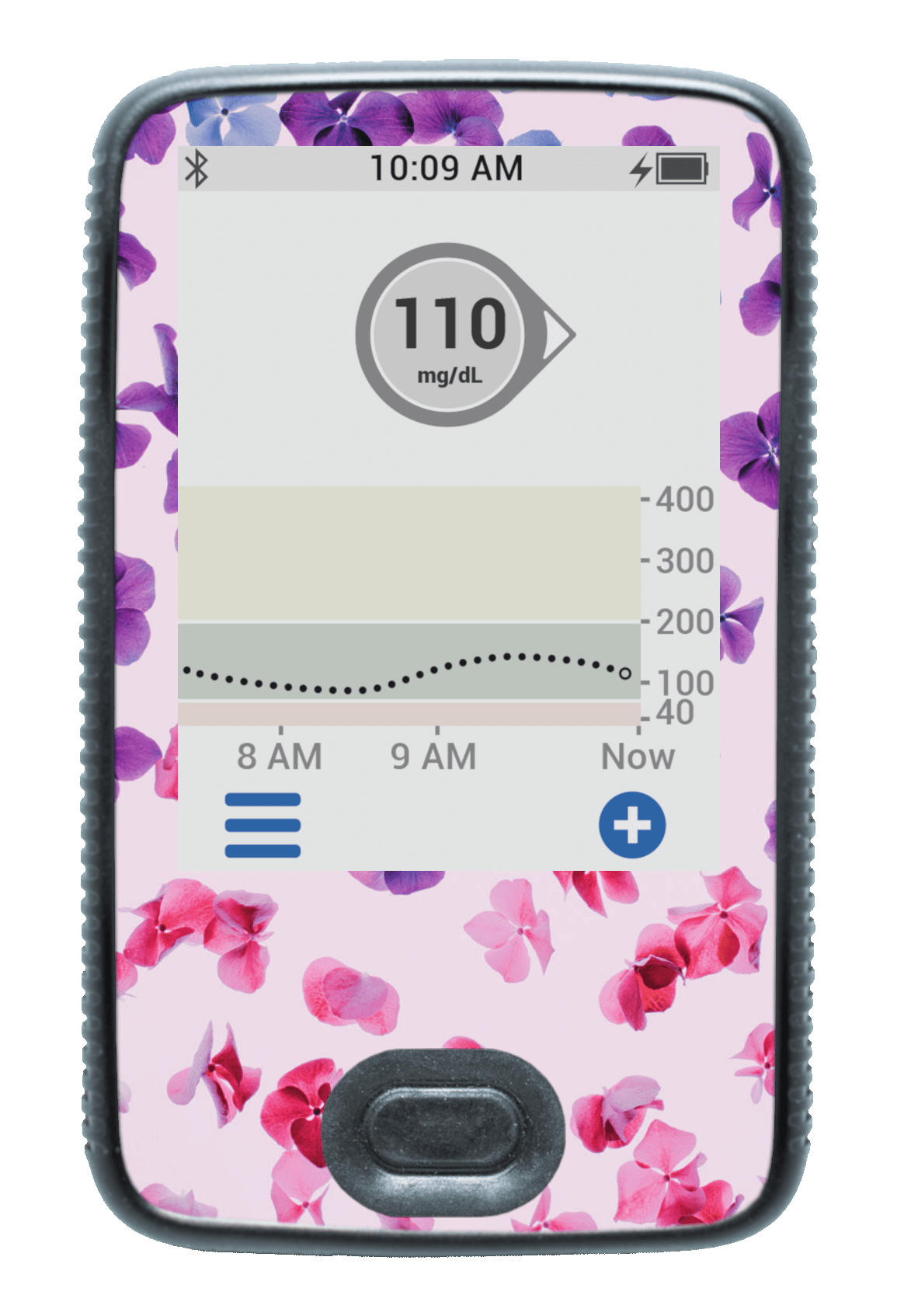 Image of Hydrangea Dexcom G6 Receiver Screen Protector