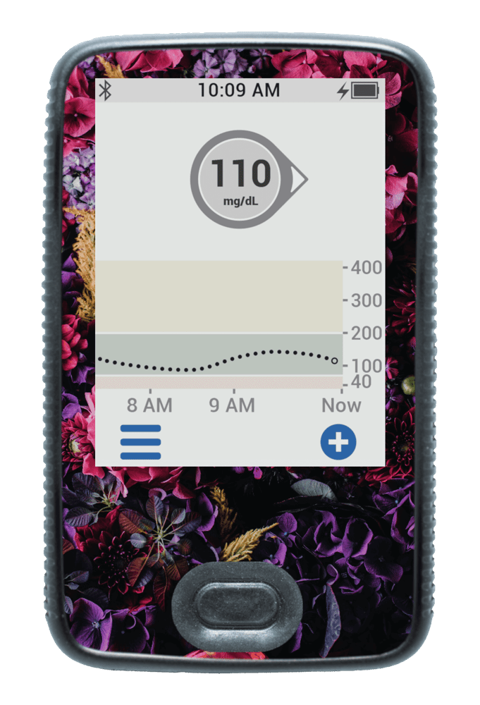 Image of Hydrangea Blossoms Dexcom G6 Receiver Screen Protector