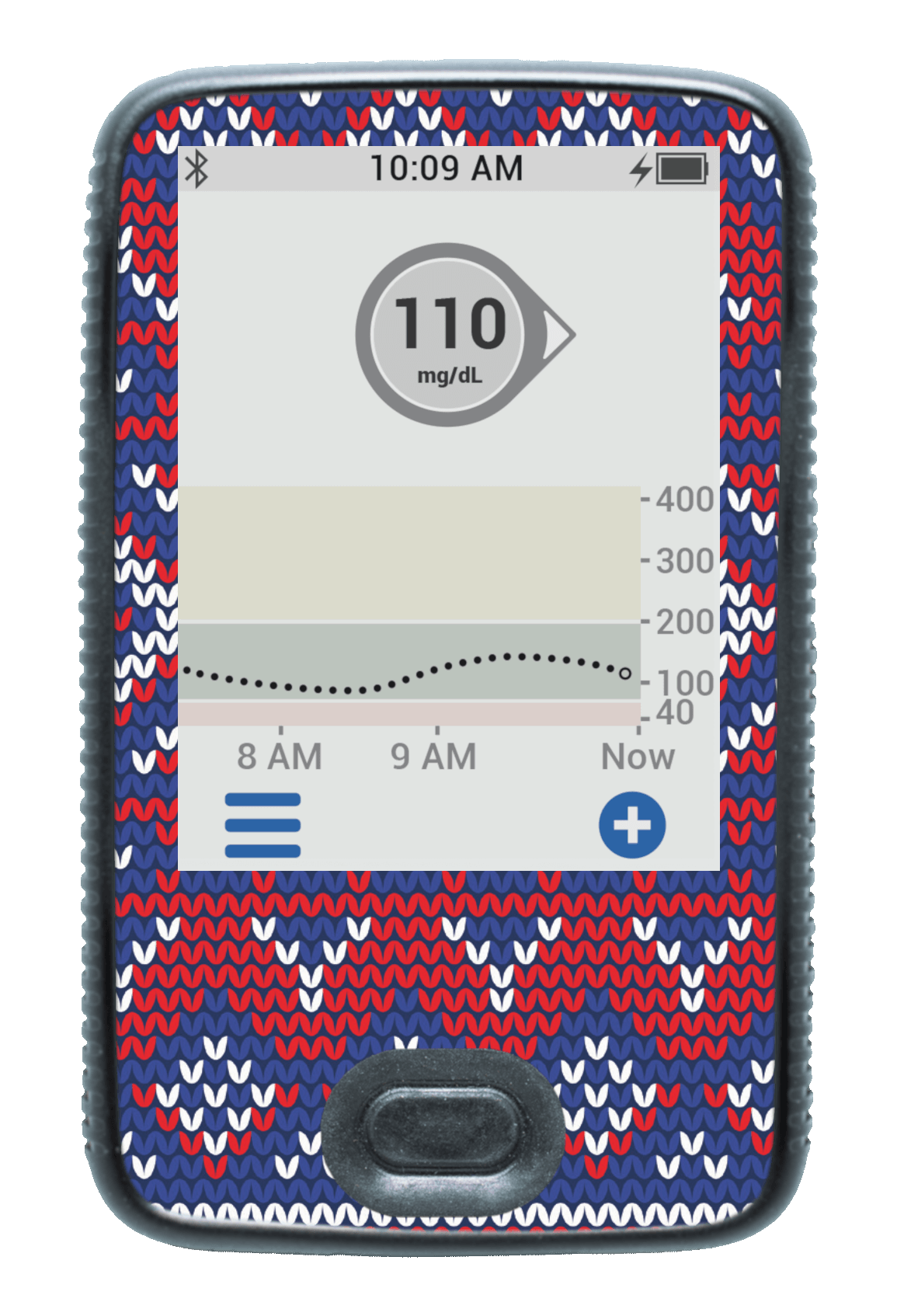 Image of Winter Dexcom G6 Receiver Screen Protector