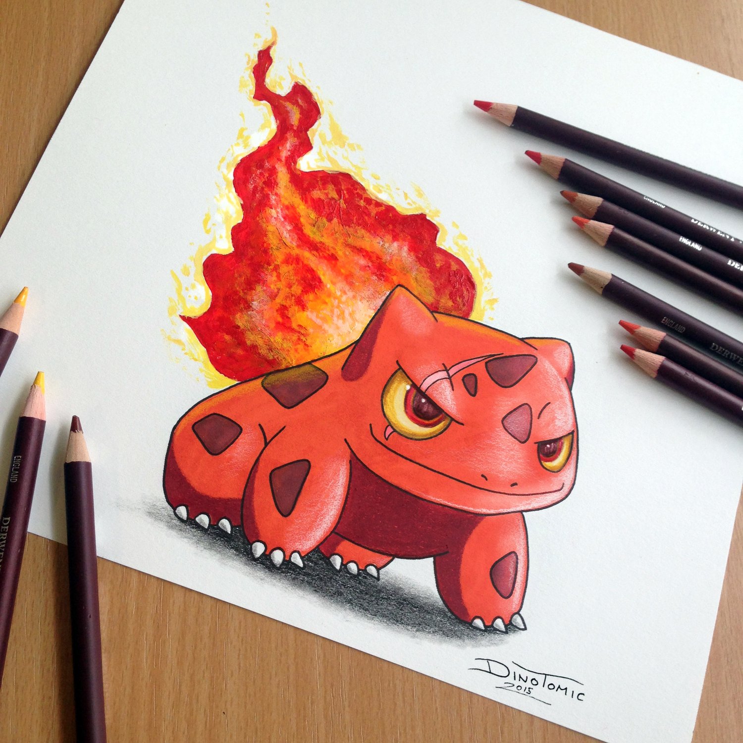 Image of #35 Fire Bulbasaur