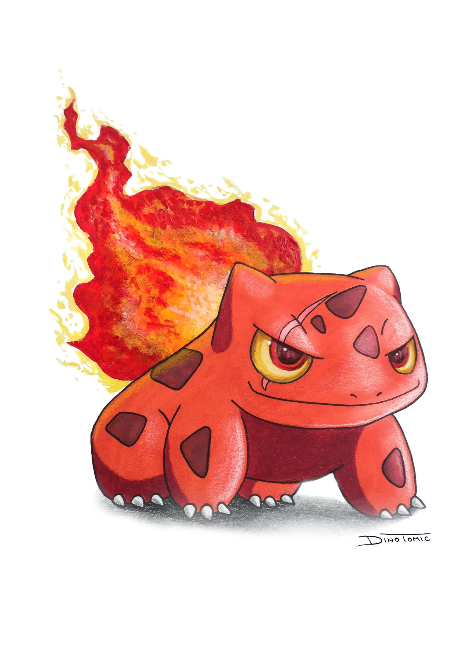 Image of #35 Fire Bulbasaur