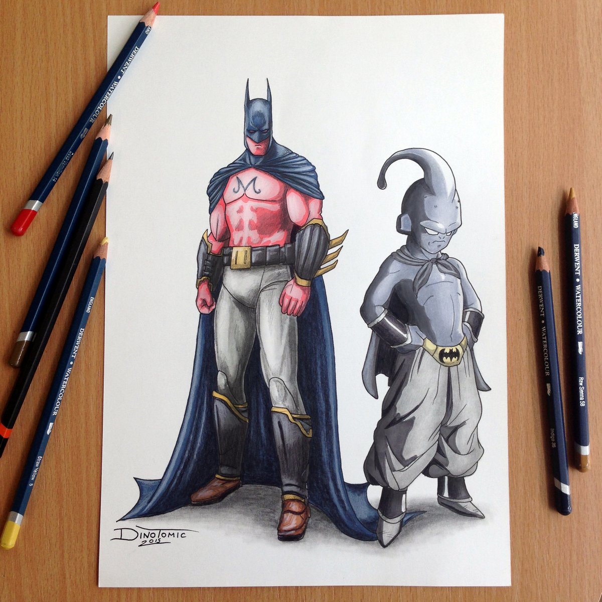 batman drawings in pencil color