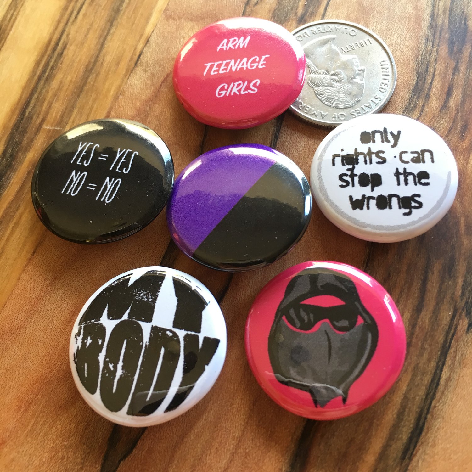 Image of Anarcha-Feminist Autonomy Pins