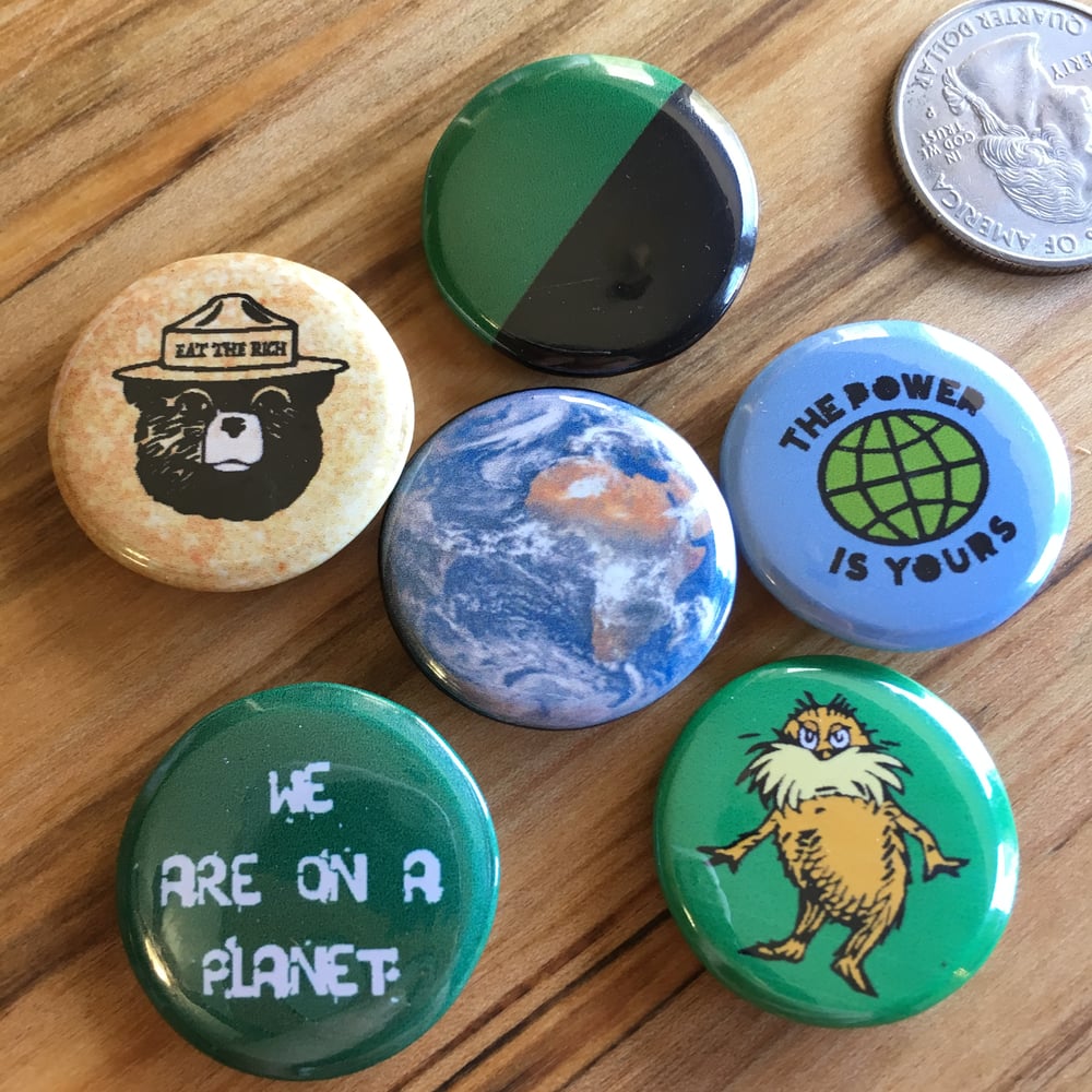 Image of Green Anarchist Pin Pack