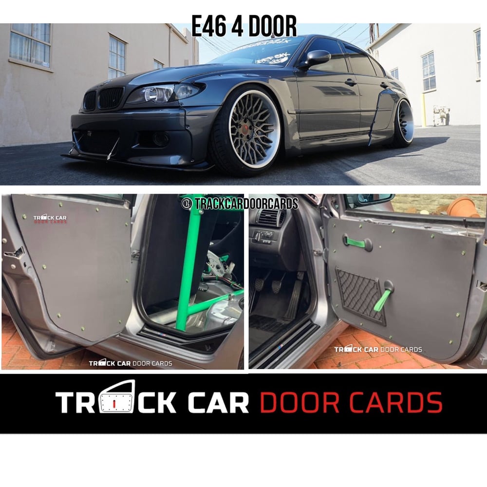 Image of BMW e46 - 4 Door - Track Car Door Cards