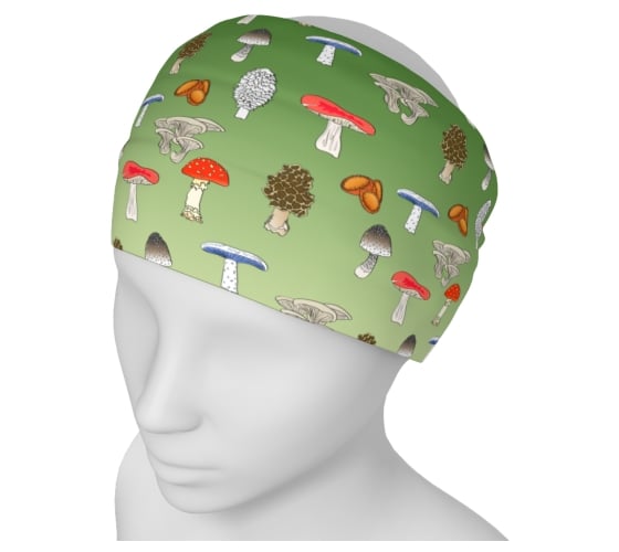 Image of Mushroom Yoga Headband