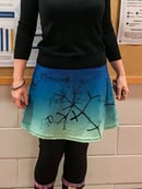 Image 2 of Darwin tree of life drawing skater skirt